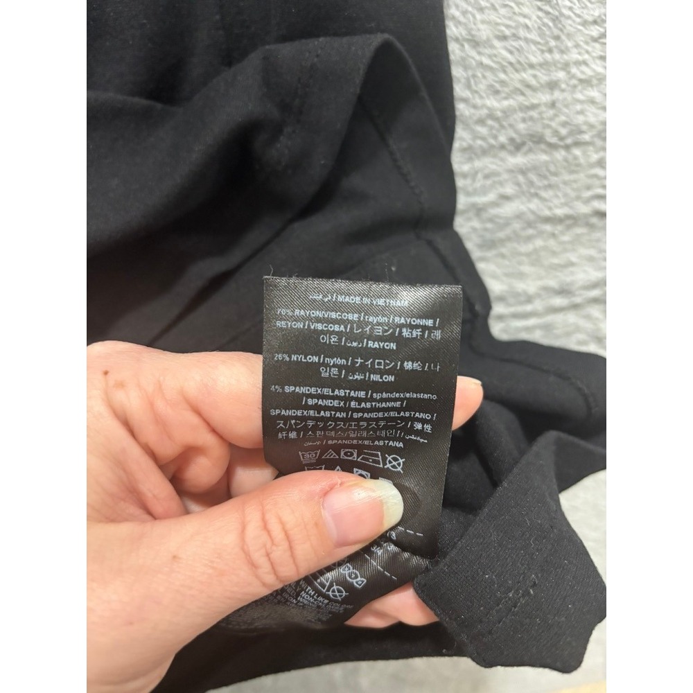 Guess Black Shirt Dress Womens S Button Front Stretch Collared Mini Dress - Picture 4 of 14